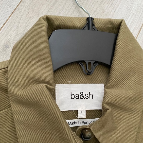 Olive Green Utility Double Pocket Button Down Shirt / Jacket - Picture 6 of 11